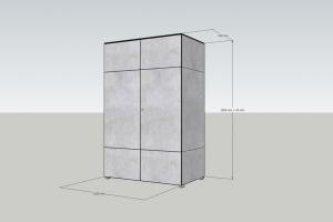 Funktionalität trifft Design: HPL Geräteschrank für die Terrasse