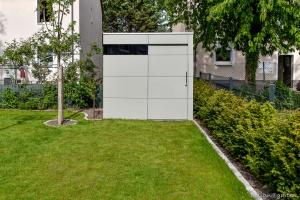 Geometrie in Vollendung: Die quadratische Gartenhütte aus HPL