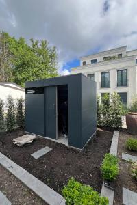 Das Gartenhaus im Vorgarten