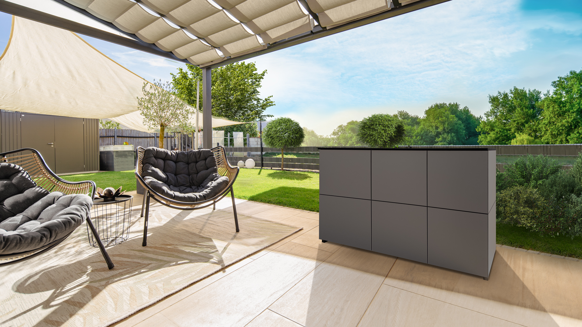 DESIGA Terrassenschrank