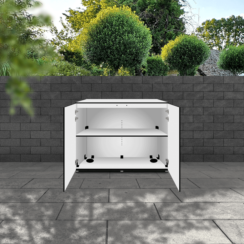 Outdoor Sideboard Innenansicht