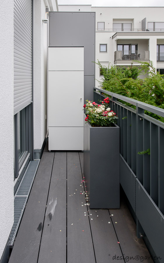 Ganzheitliches Outdoor-Living: Vielseitige Stauraumlösung für die Dachterrasse