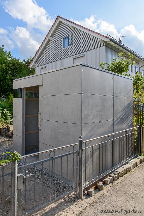 Effiziente Platznutzung auf kleiner Fläche: Das kubistische Gartenhaus