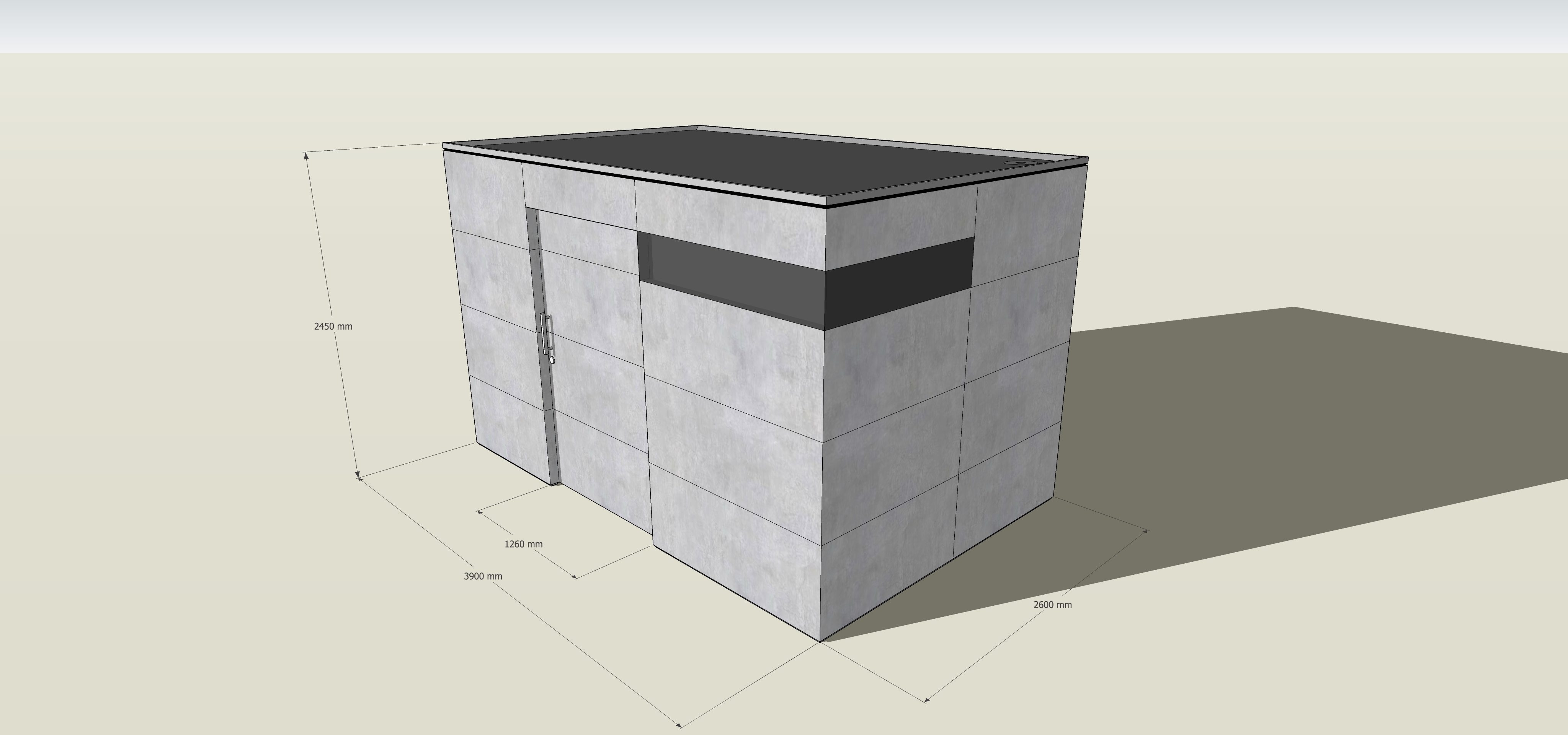 Moderne Akzente in Sichtbeton-Optik: Die Cube–Gartenhütte