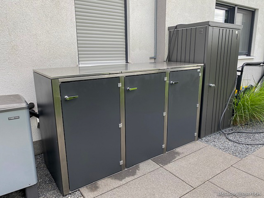 Design Gartenhaus @gart 2 nach Maß & Mülltonnenbox @boxx 3er 240 l in 10138 Berlin