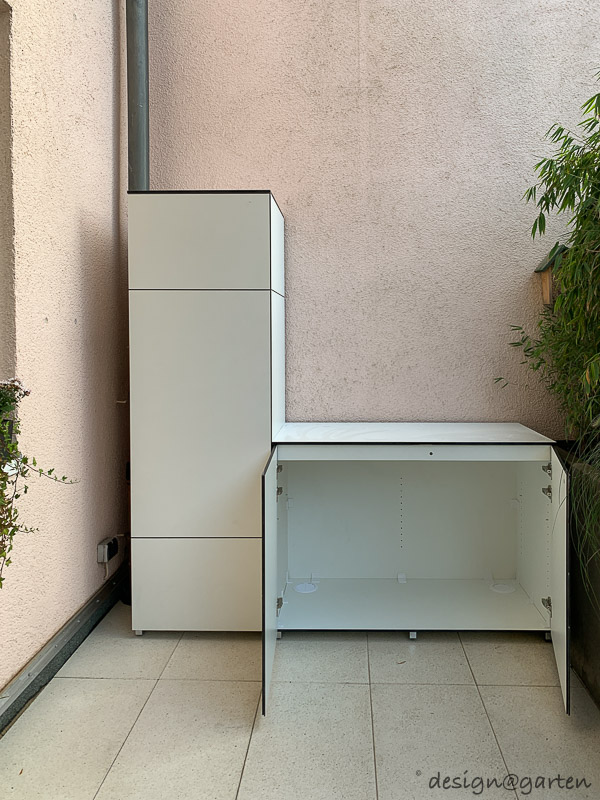 Modulare Eleganz auf der Terrasse: Die perfekte Symbiose aus Sideboard und Grillstation