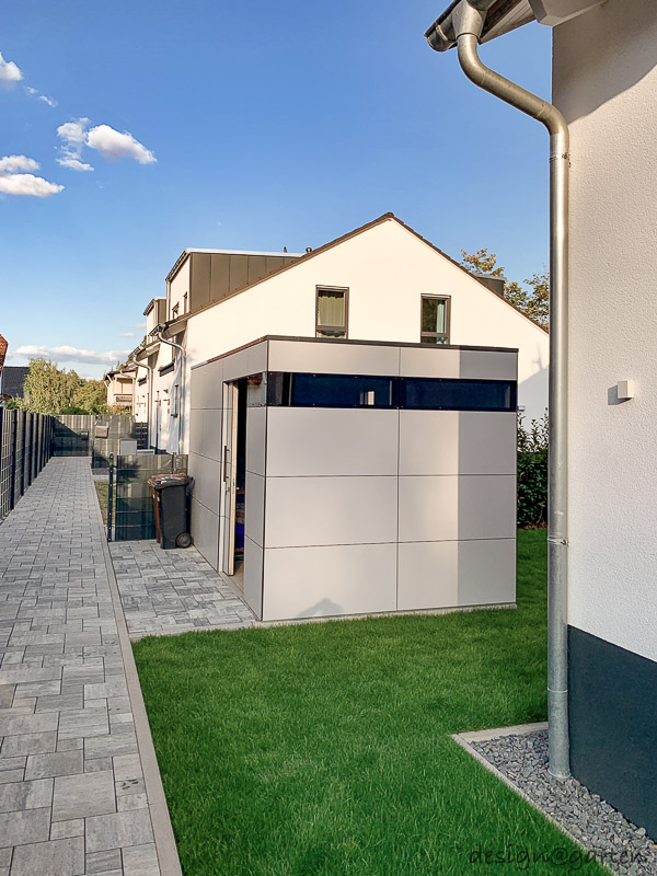 Design Gartenhaus nach Maß mit 2 Schiebetüren in 63322 Rödermark