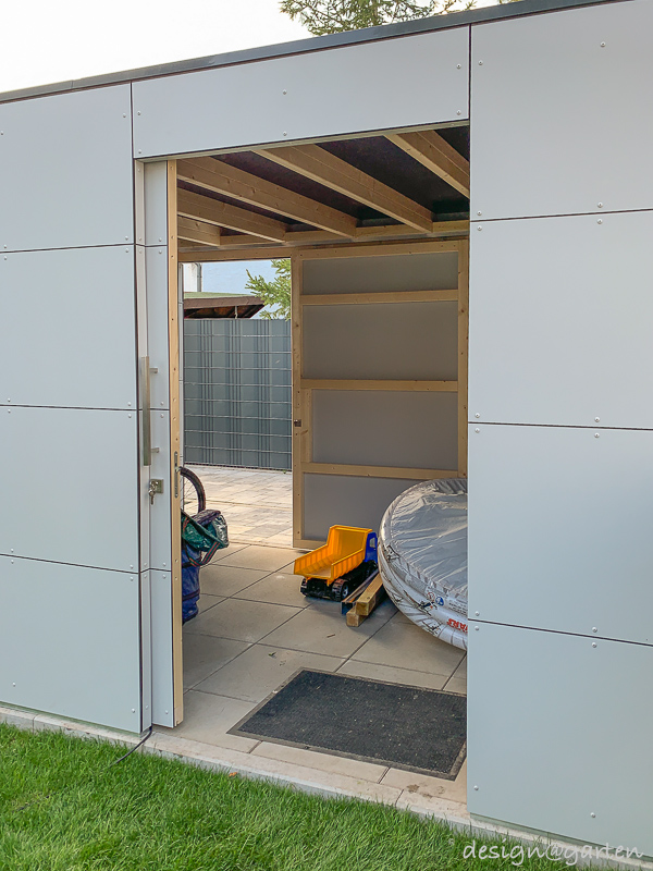 Design Gartenhaus nach Maß mit 2 Schiebetüren in 63322 Rödermark