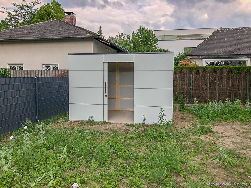 Design-Gartenhaus nach Maß mit präziser 3D-Planung in Wels