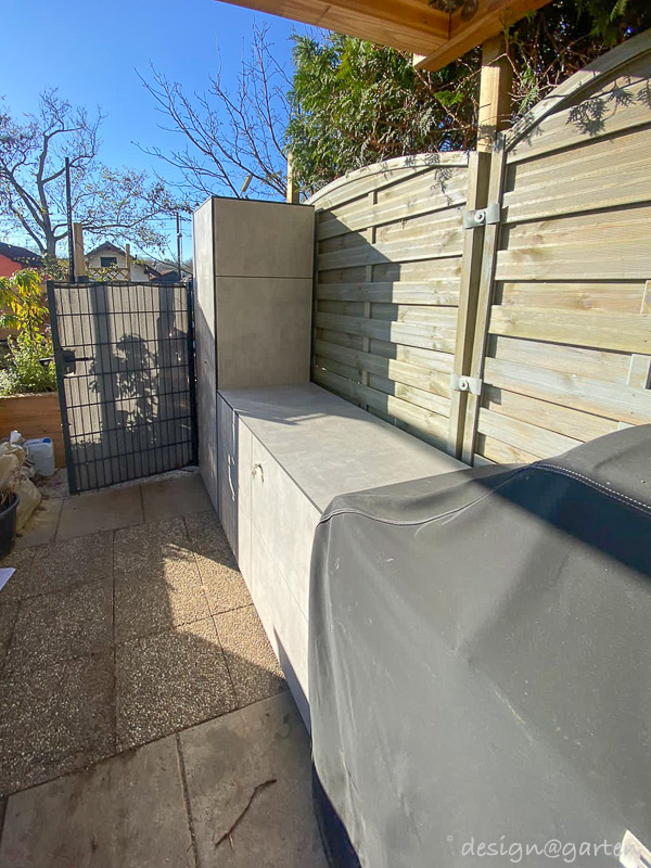 Hochschrank HXL 60 und Sideboard XL130, Sichtbeton in A-1220 Wien