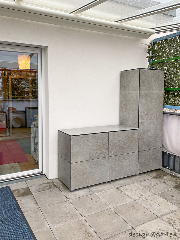 3 Balkonschränke im Dekor Empire Slate in 60326 Frankfurt