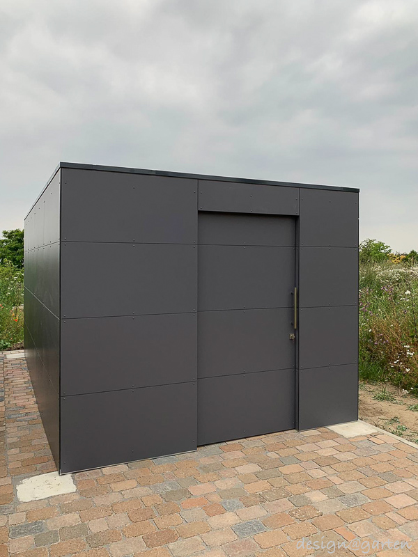 Design Gartenhaus nach Maß, 2 Schiebetüren in 38137 Erkerode