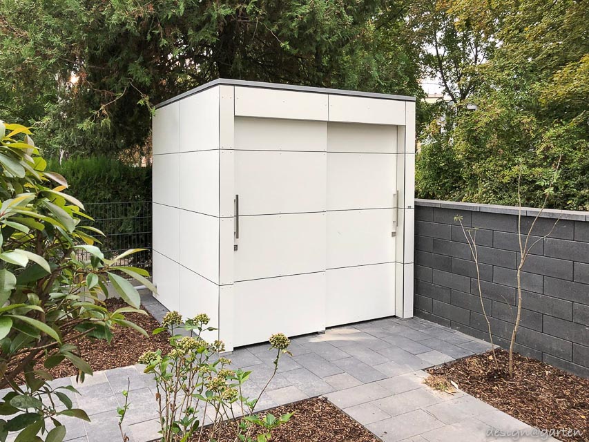Design Gartenhaus nach Maß mit 2 Schiebetüren in 56131 Mainz