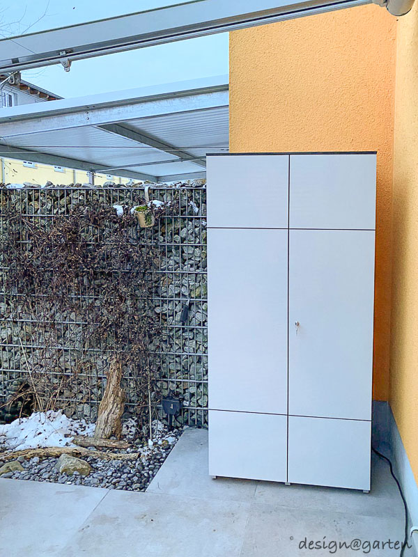 2 Balkonschränke - Hochschrank H XL 90 in der Farbe Silvergrey in 86153 Augsburg