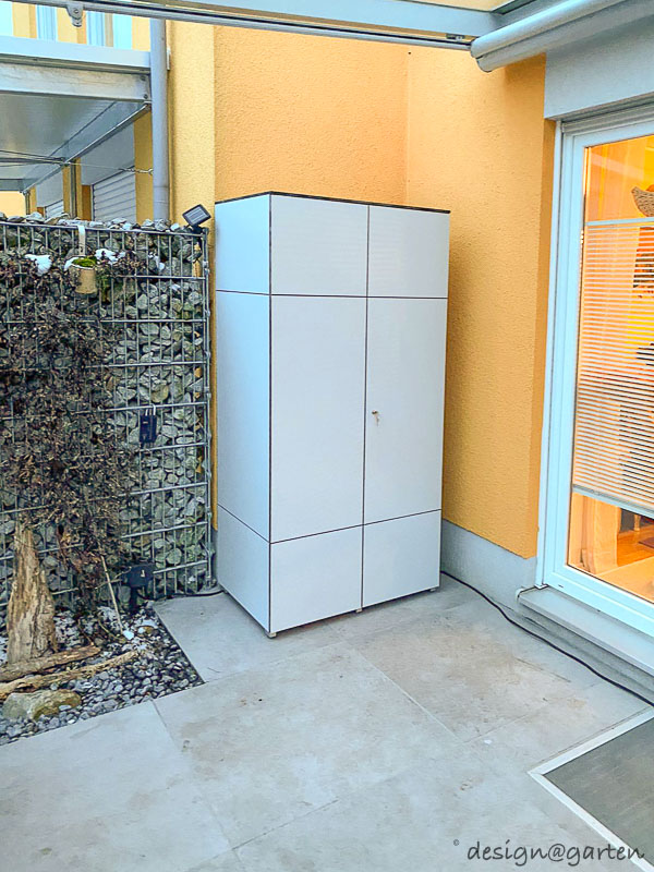 2 Balkonschränke - Hochschrank H XL 90 in der Farbe Silvergrey in 86153 Augsburg