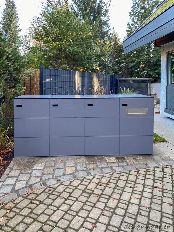 Mülltonnenbox @boxx 4er 240L HPL Tonnen in 81829 München