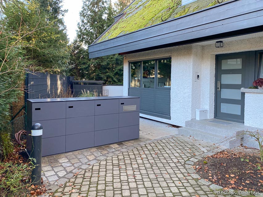 Mülltonnenbox @boxx 4er 240L HPL Tonnen in 81829 München