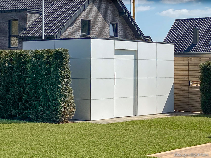 Design Poolhaus in Weiß in Erkelenz