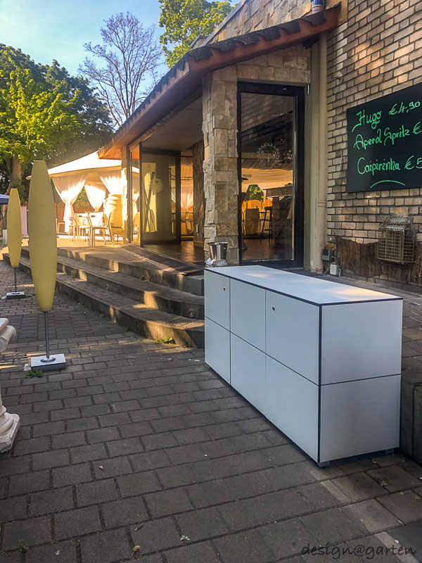 4 Terrassenschränke im Biergarten Restaurant Epidavros in 90453 Nürnberg