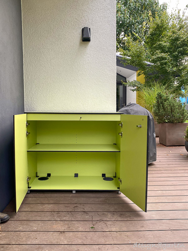 Terrassenschrank -Truhe nach Maß mit Klappdeckel & Sideboard nach Maß