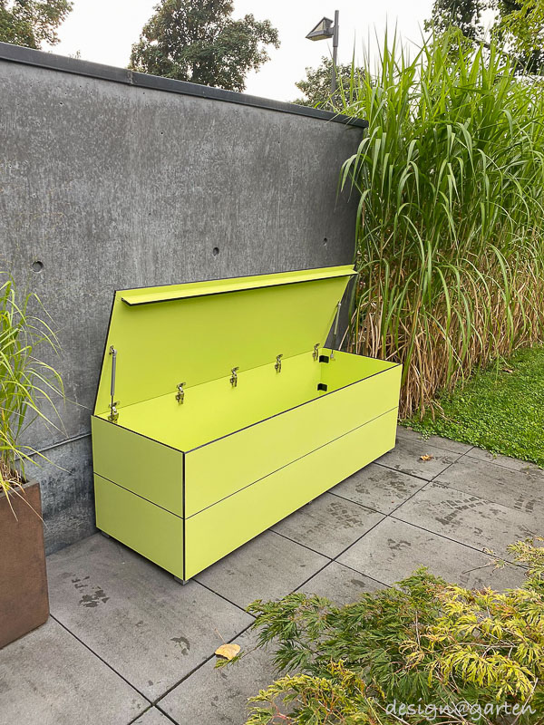 Terrassenschrank -Truhe nach Maß mit Klappdeckel & Sideboard nach Maß