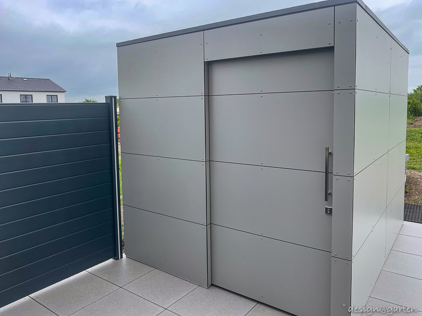 Anschluss für Bewässerungstechnik im Gartenhaus