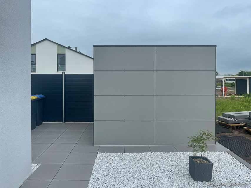 Anschluss für Bewässerungstechnik im Gartenhaus