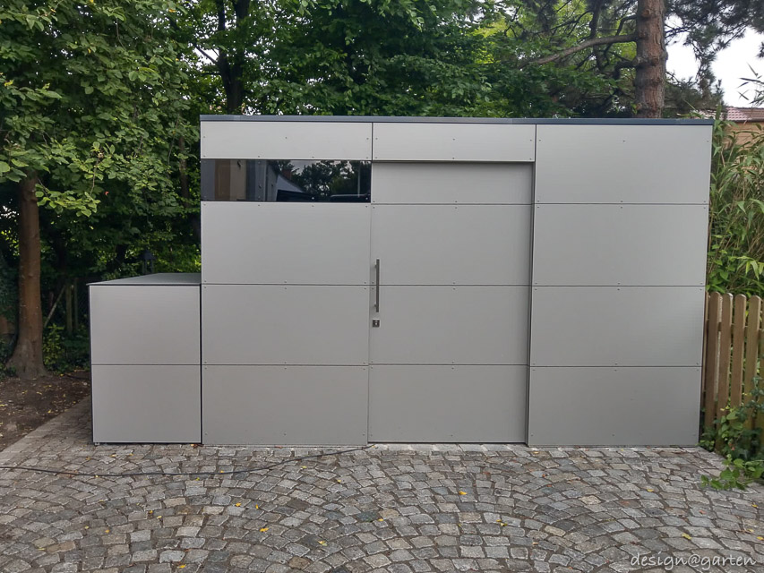 Mülltonnen-Box aus HPL: Schöne Ordnung für 240-Liter-Tonnen