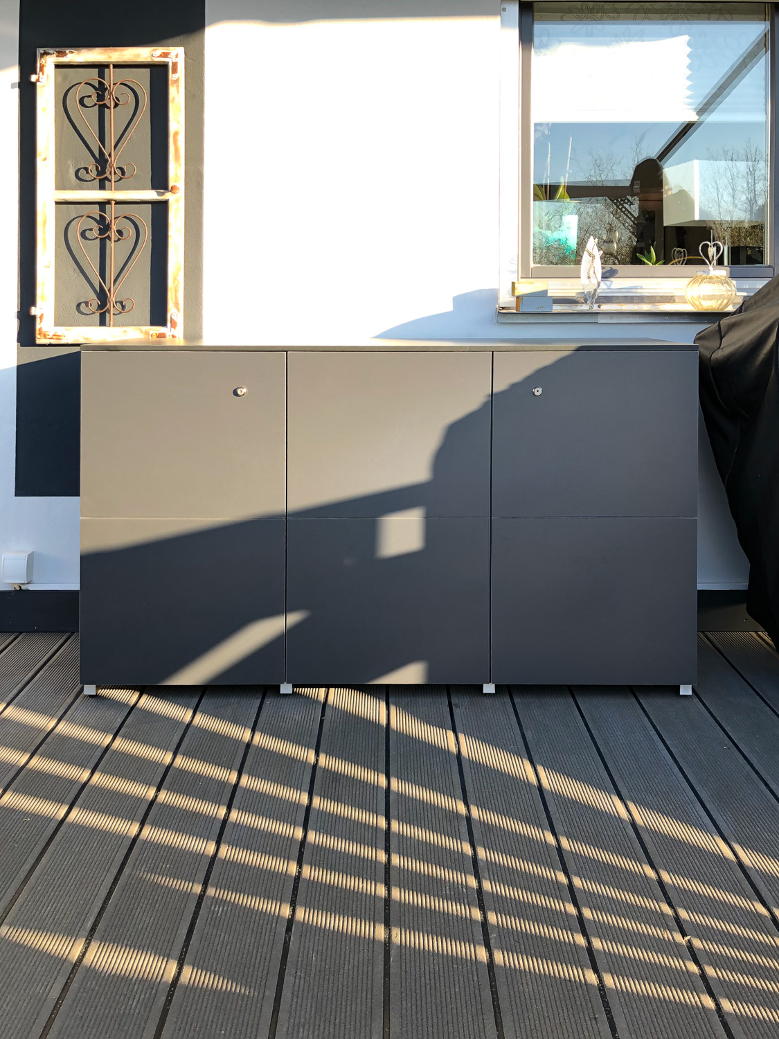 Outdoor Sideboard @win aus HPL für die Terrasse