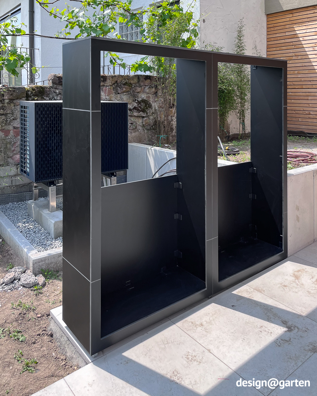 Breites Holzlager (260cm) aus HPL