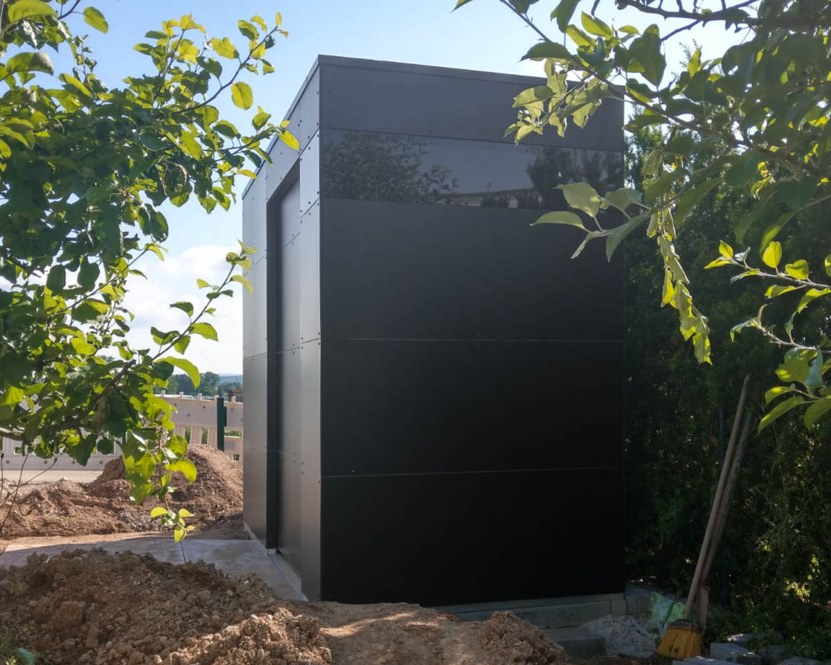 Gartenhaus in Spanien nach Maß – moderne Lösung aus HPL