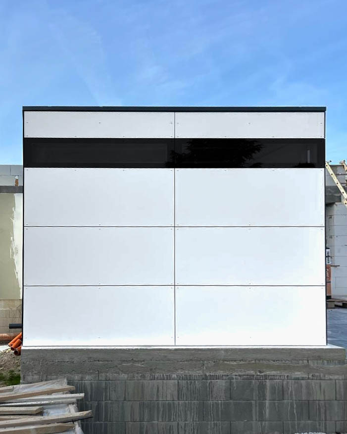 XXL Gerätehaus mit Doppeltüre für Sitzrasenmäher & Co