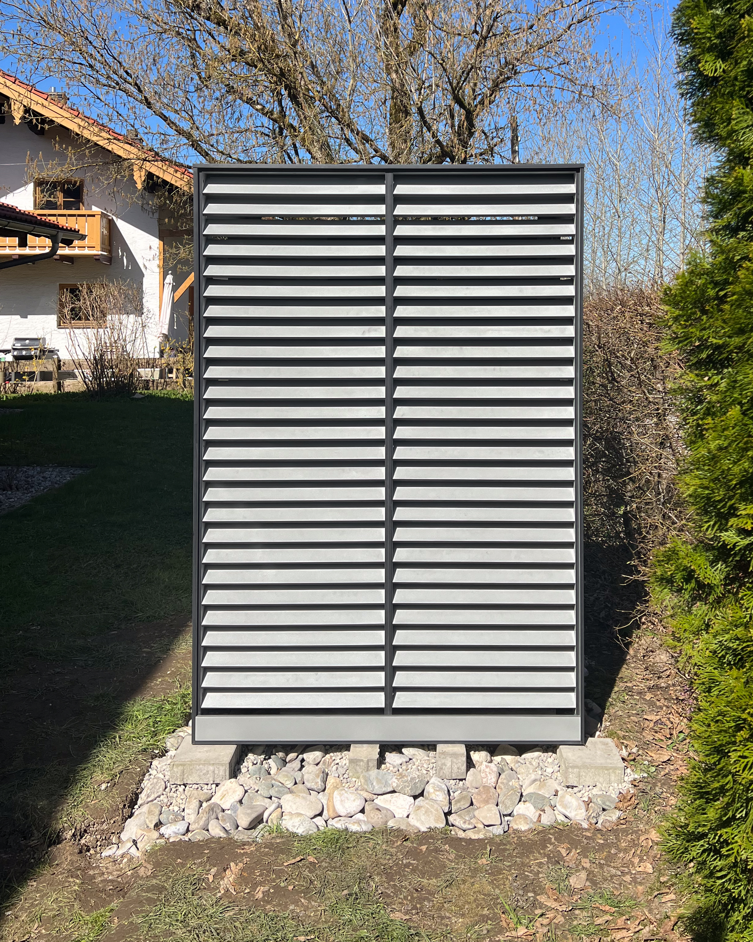 XXL-Verkleidung für Wärmepumpen