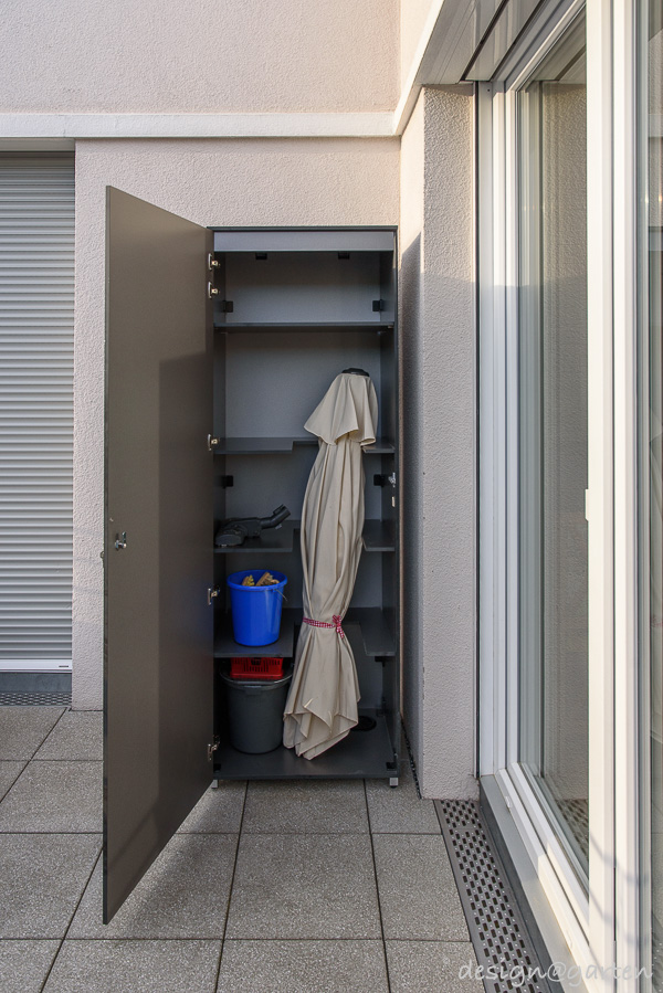 Customised storage solution: the made-to-measure outdoor cabinet