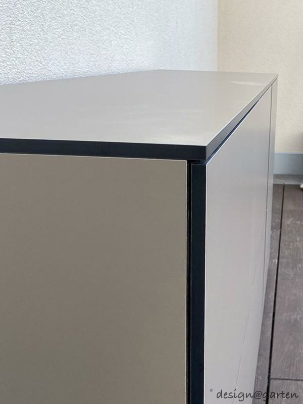 Weatherproof terrace cabinet made of HPL in the Munich region