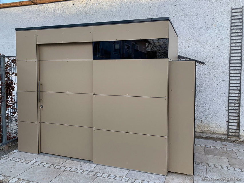 Functional expansion through combined storage solutions in outdoor areas