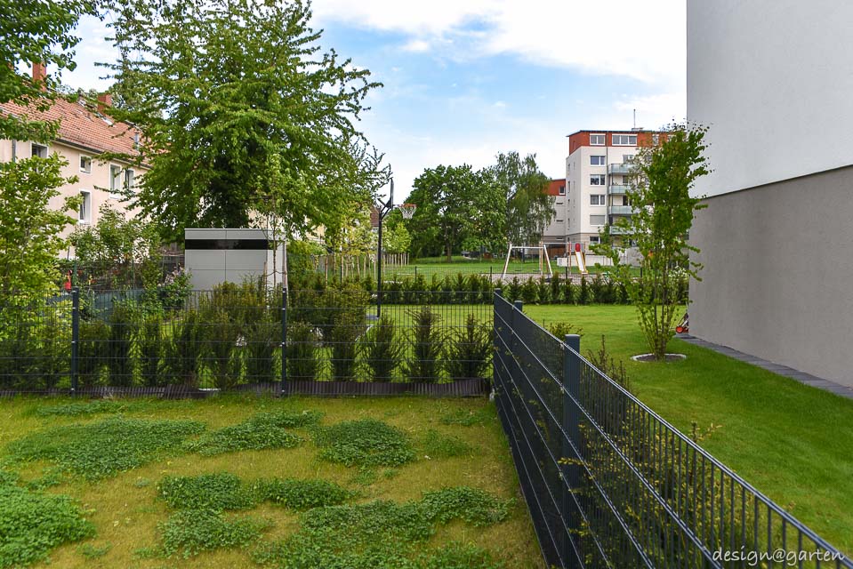 Geometry in perfection: the square garden shed made of HPL