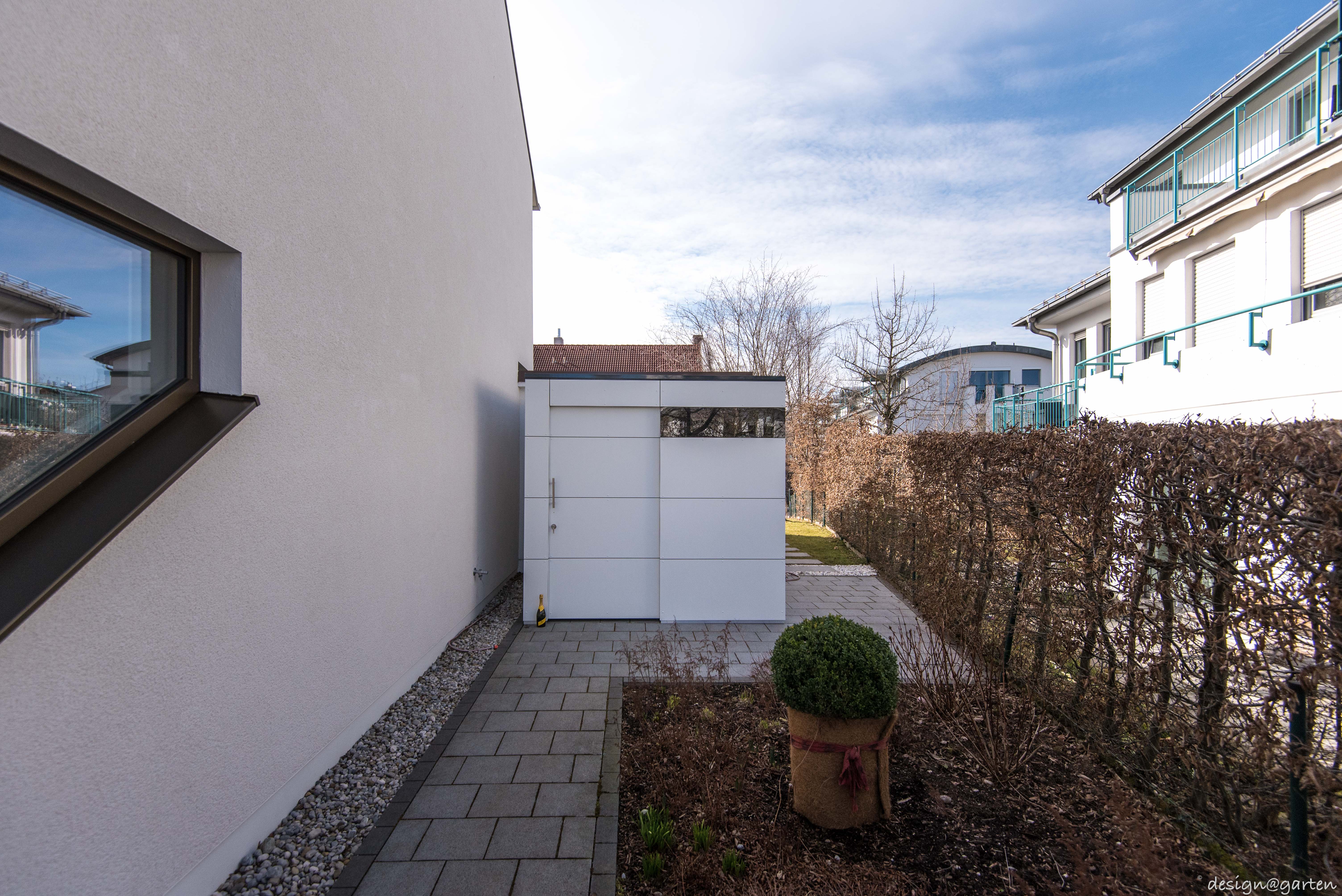 Modern garden shed: A harmonious overall concept for your home and garden