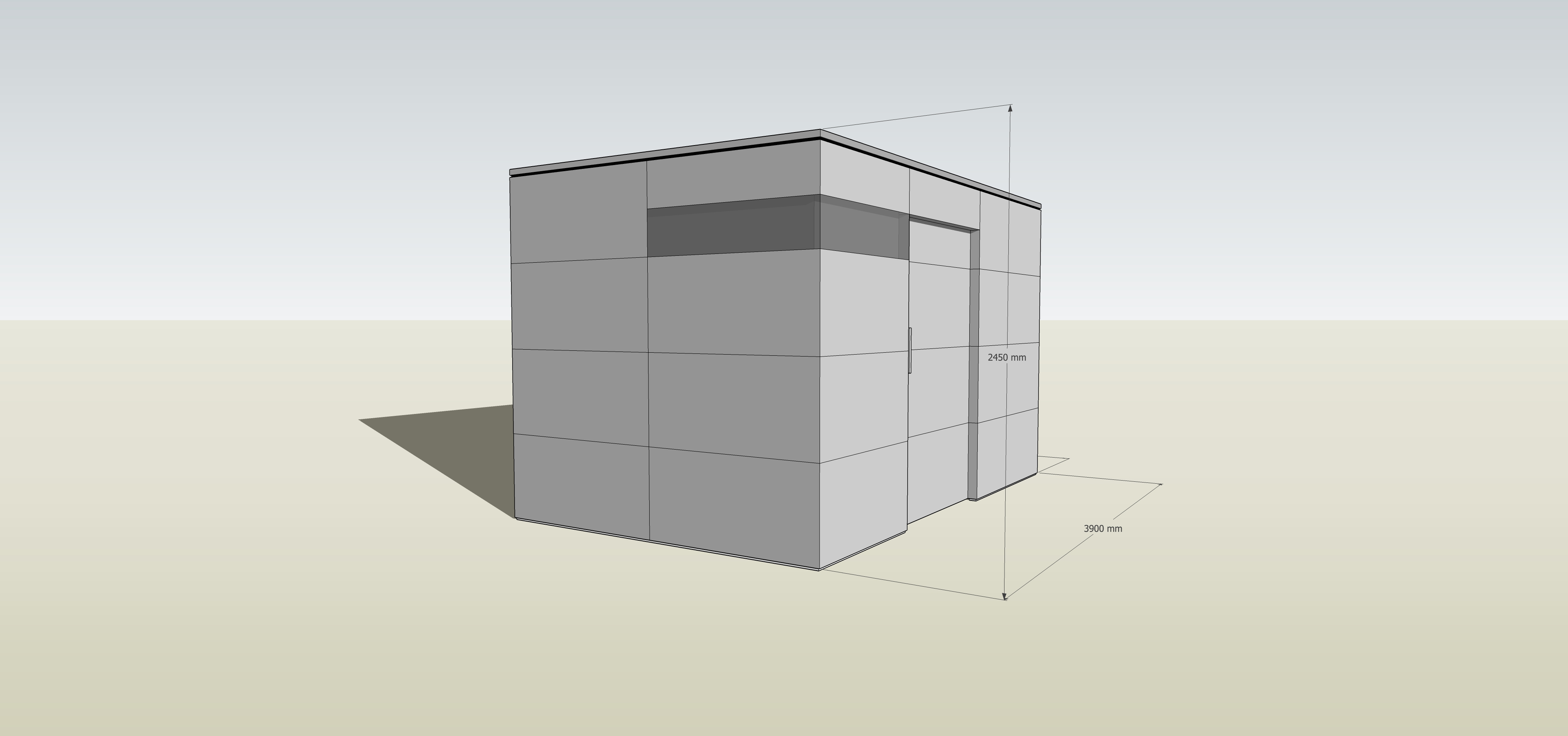 Weatherproof garden cube: Maximum precision and durability near water