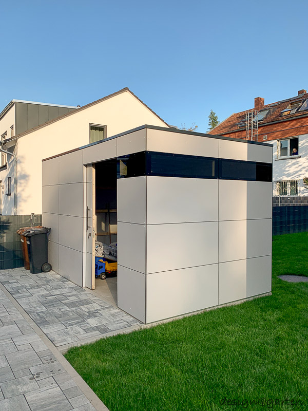 Custom-designed garden shed with 2 sliding doors in 63322 Rödermark