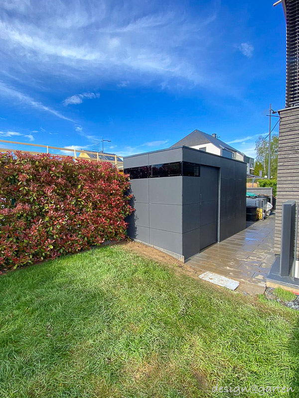 Custom-made garden shed design in Luxembourg
