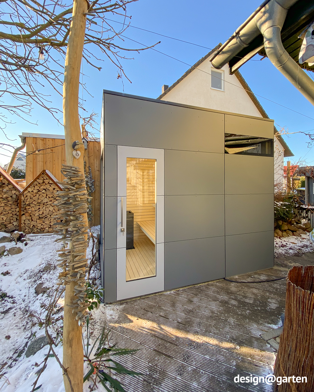 Sauna and garden room combination – wellness and storage in one build
