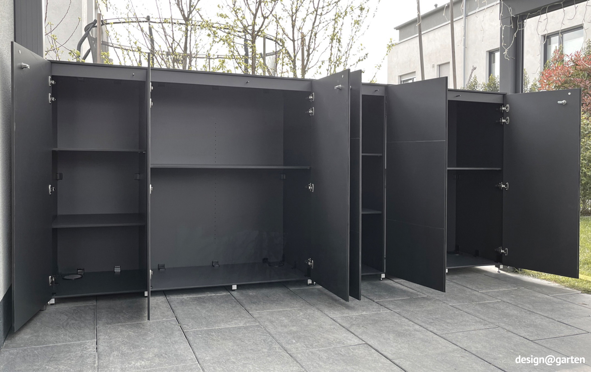 Wetterester garden cabinet made from HPL