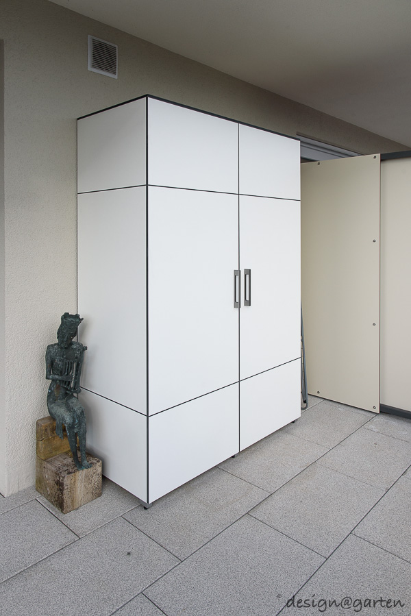Solution for outdoor use: the weatherproof garden cabinet