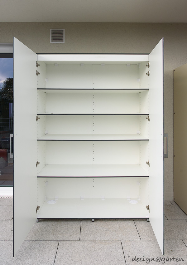 Solution for outdoor use: the weatherproof garden cabinet