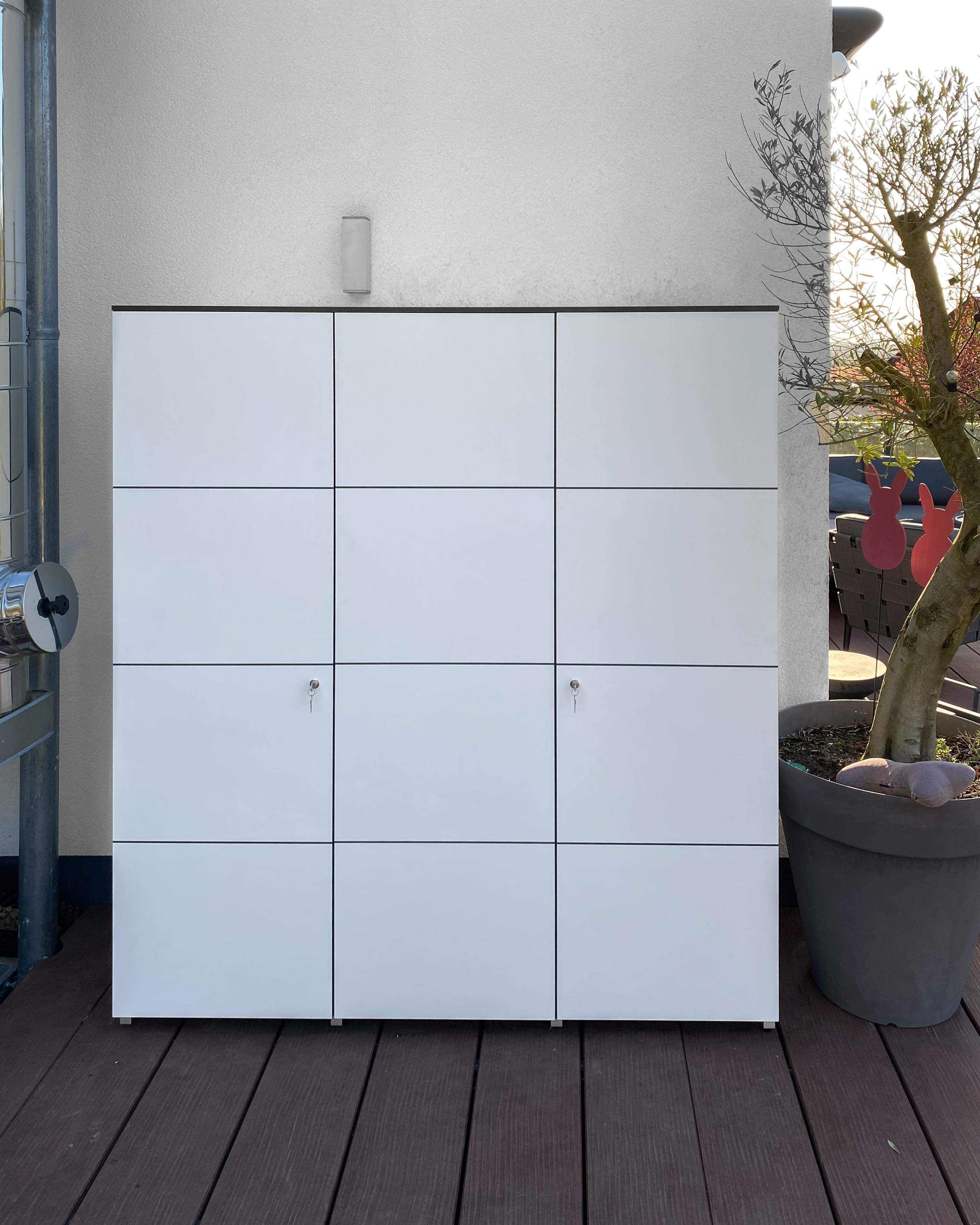 Tall cupboard with plenty of storage space