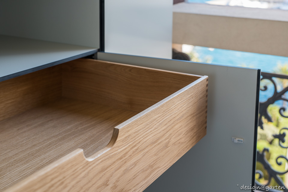 Exclusive storage solutions for maritime environments: custom-made tall cabinets