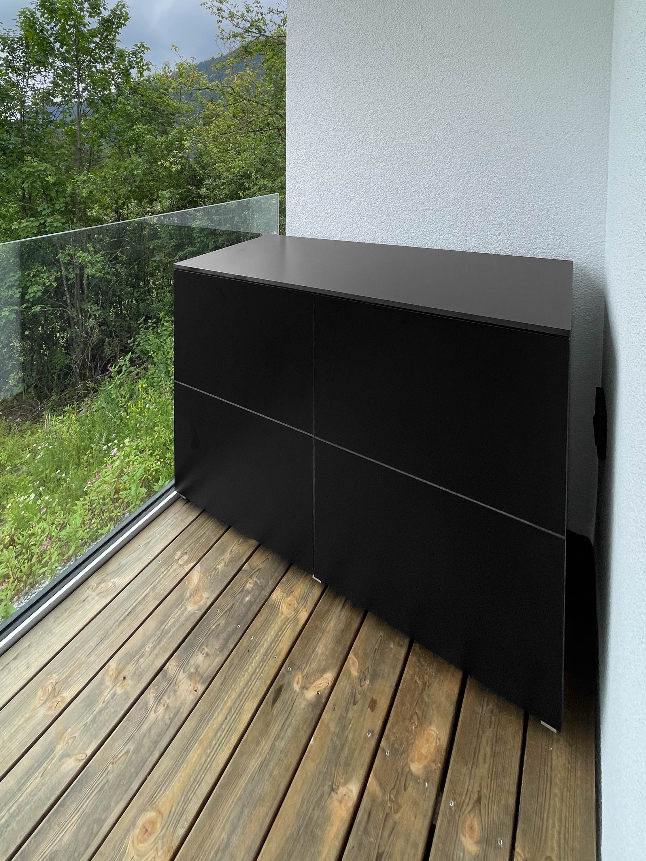 Sideboard for the balcony