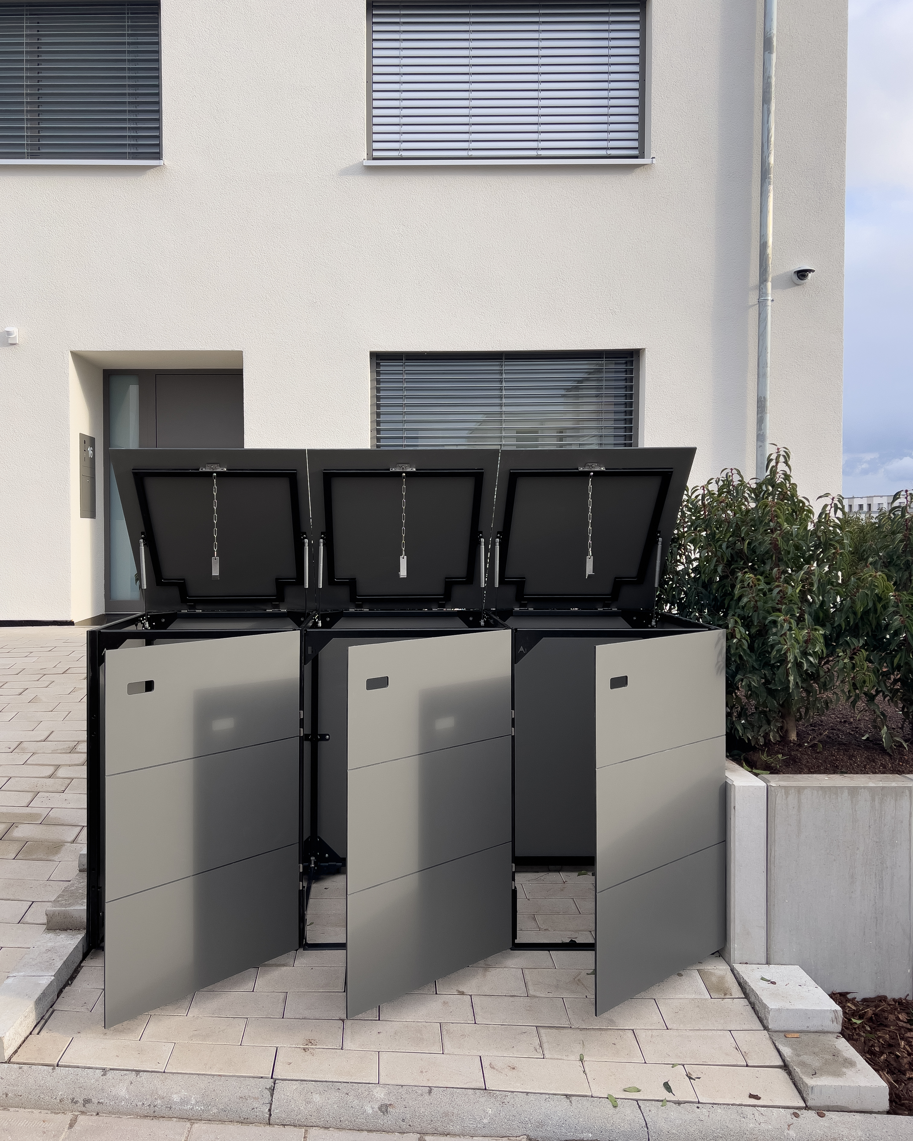 Modern waste bin box