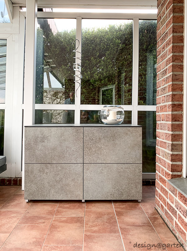 Armario para terraza resistente a la intemperie para conceptos de vivienda modernos